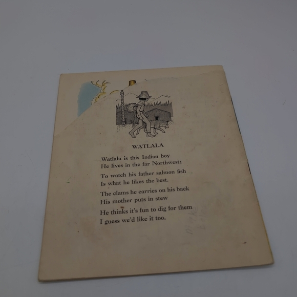 Watlala An Indian Of The Northwest Book 1935 Rear Cover Damage - Picture 3 of 3